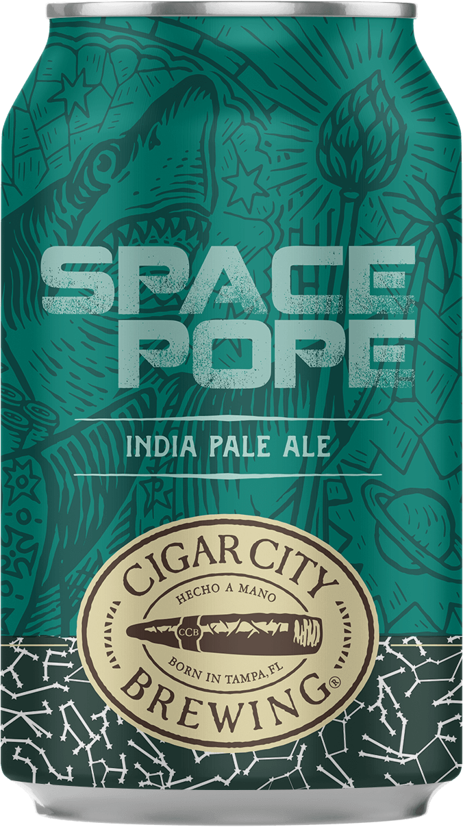 Cigar City Brewing Company Space Pope IPA Beer Can Candle Choice of Scent
