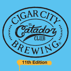 Logo artwork from the eleventh edition of Cigar City Brewing's El Catador barrel-aged beer club.