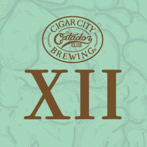 Logo artwork from the twelfth edition of Cigar City Brewing's El Catador barrel-aged beer club.