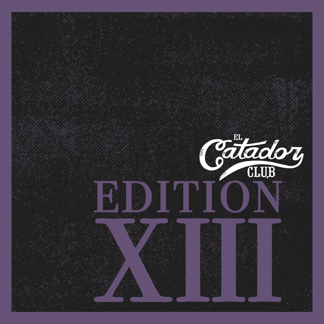 Logo artwork from the thirteenth edition of Cigar City Brewing's El Catador barrel-aged beer club.