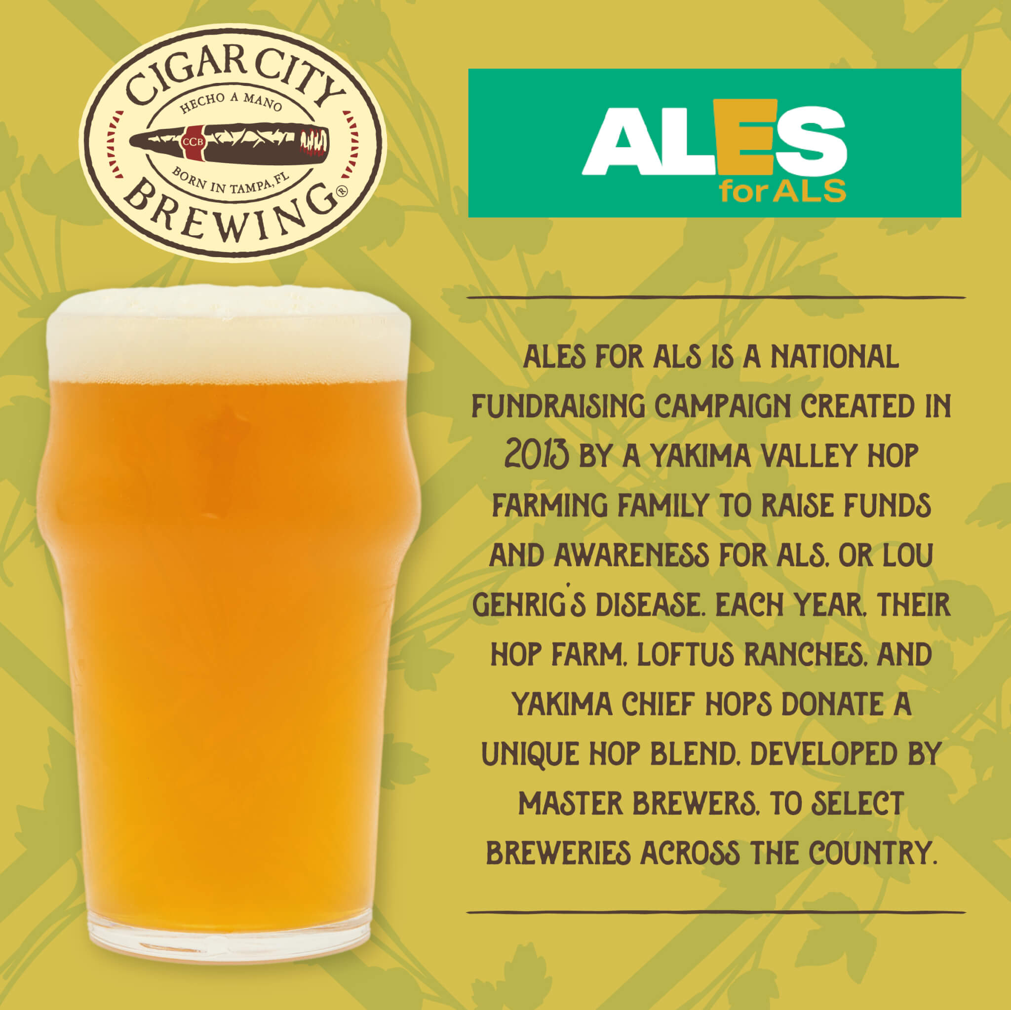 Cigar City Brewing releases their 2021 version of Ales for ALS.